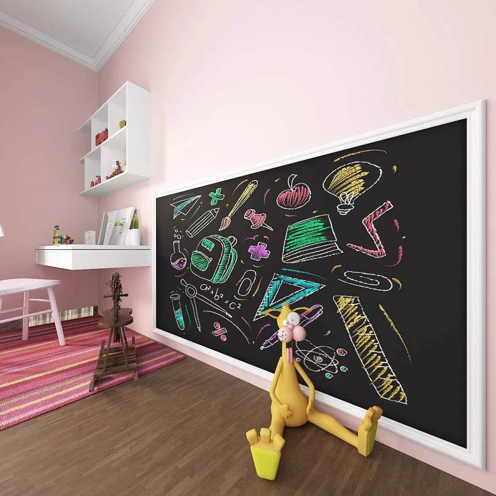 Premium Chalkboard Wall Sticker Erasable For Kids Rooms - ToylandEU