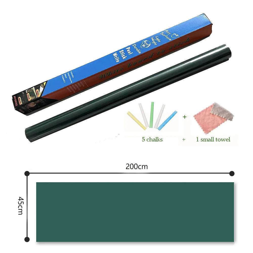 Premium Chalkboard Wall Sticker Erasable For Kids Rooms - ToylandEU