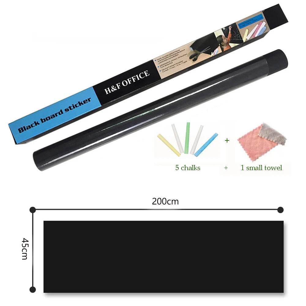 Premium Chalkboard Wall Sticker Erasable For Kids Rooms - ToylandEU