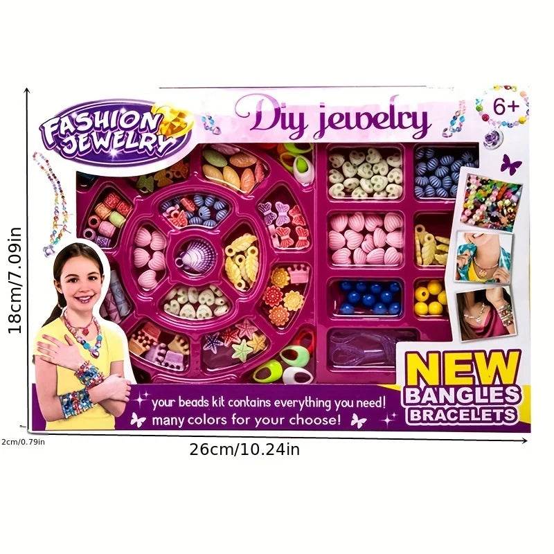 Premium Charm Bracelet Kit Beads And Chains For Girls - ToylandEU