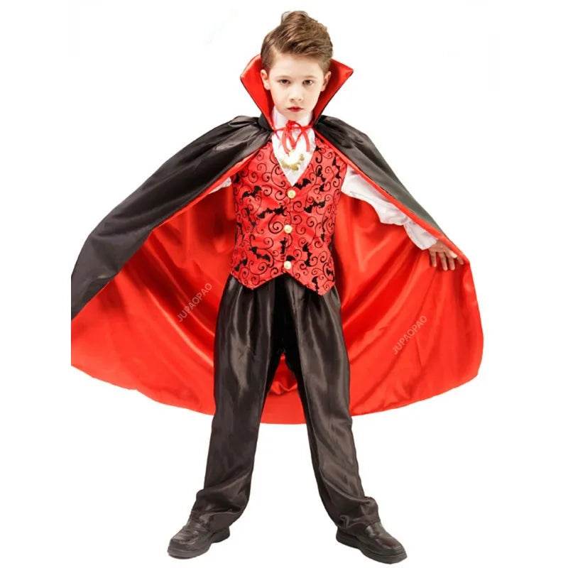 Premium Children Costumes Vampire Cloak Set For Halloween - ToylandEU