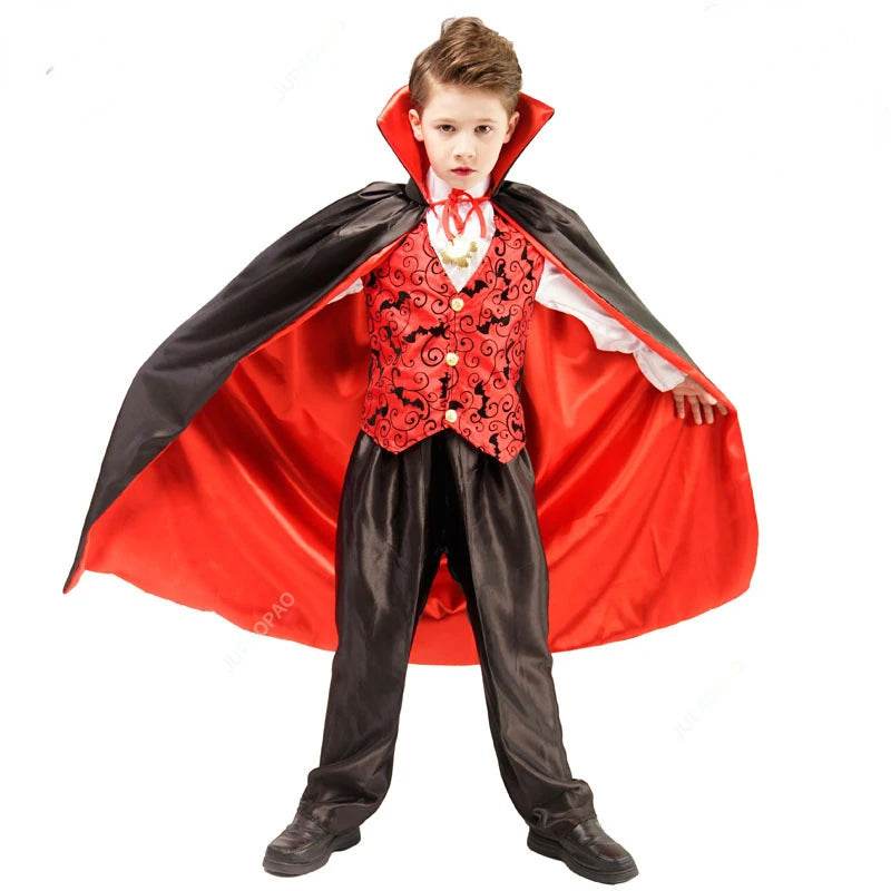 Premium Children Costumes Vampire Cloak Set For Halloween - ToylandEU