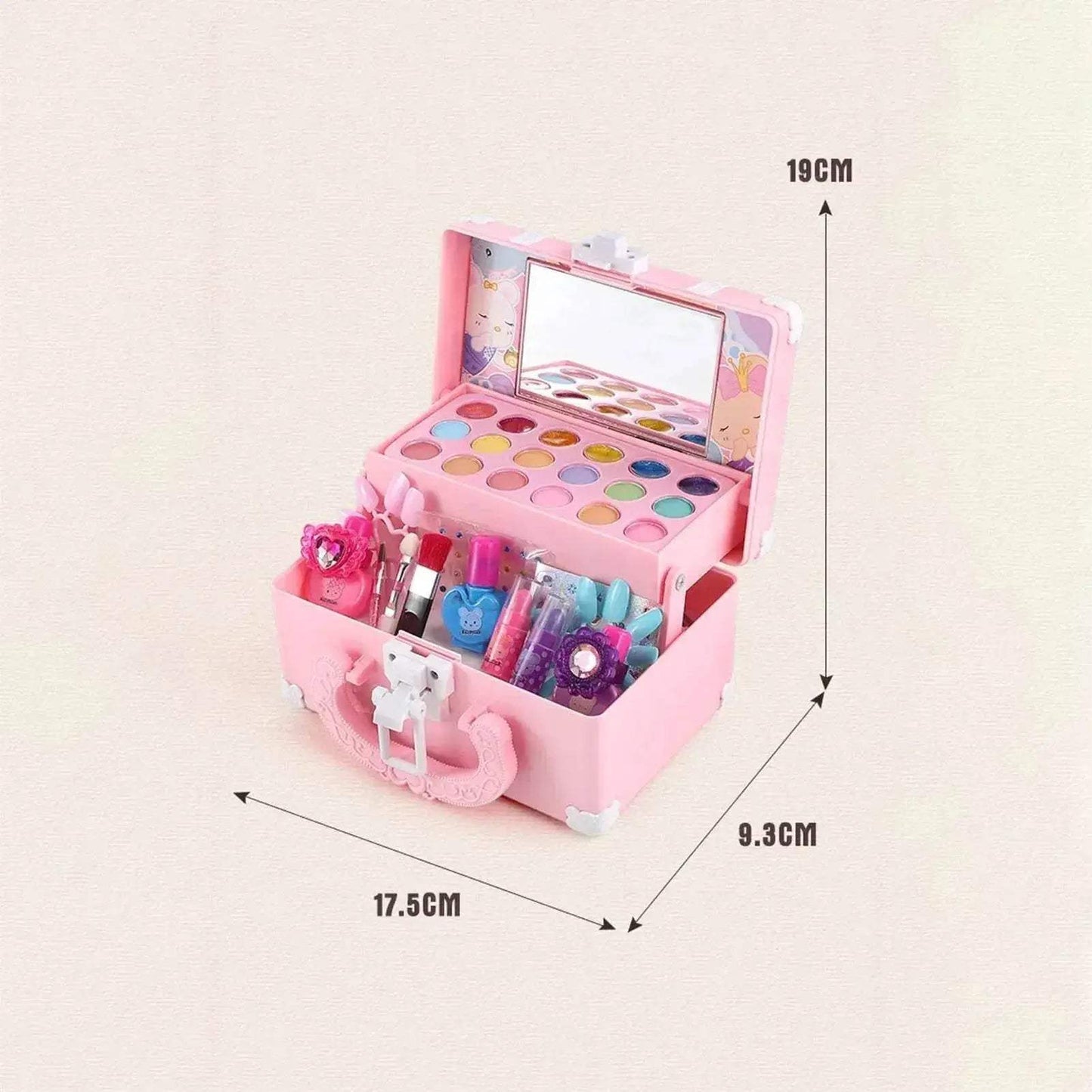 Premium Children Makeup Set with Realistic Lipstick for Princess Pretend Play and Creative Learning - ToylandEU