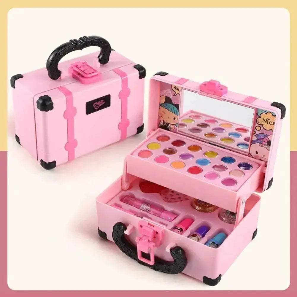Premium Children Makeup Set with Realistic Lipstick for Princess Pretend Play and Creative Learning - ToylandEU