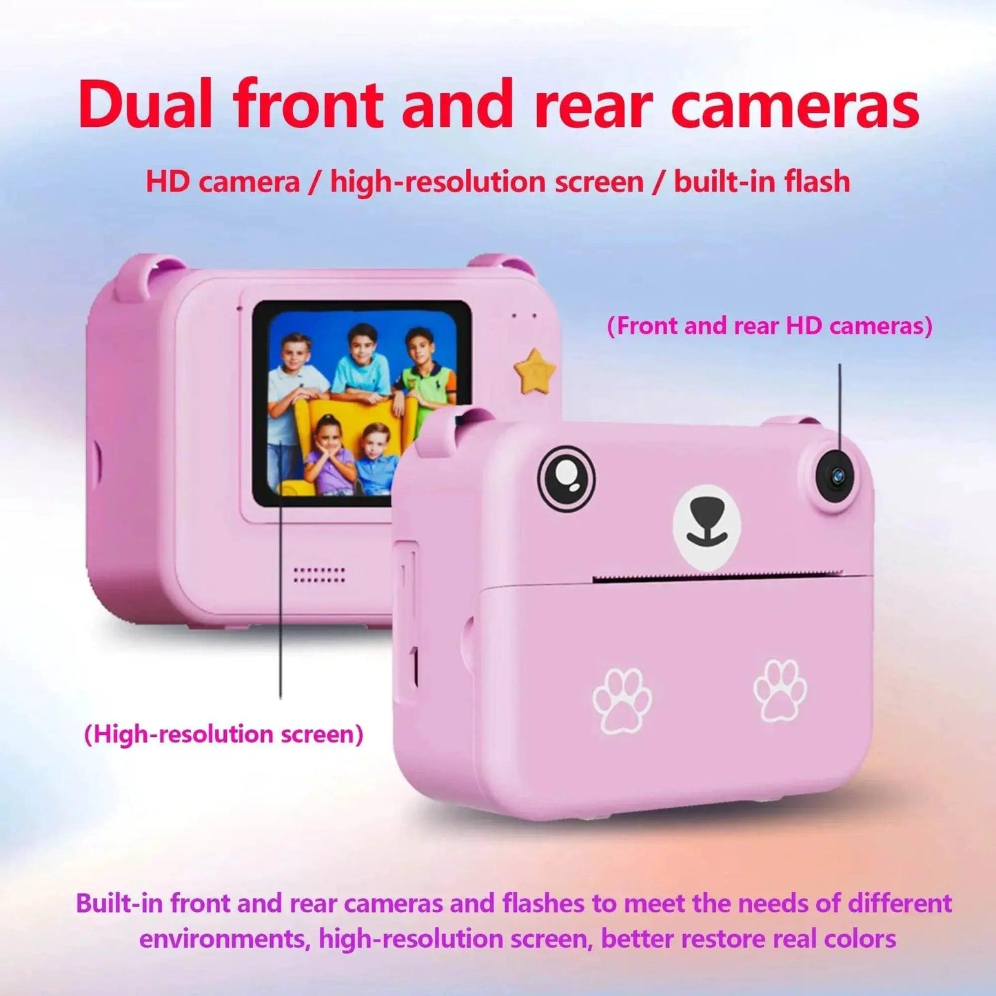  Premium Children's Instant Print Camera for Kids Gift -  ToylandEU™