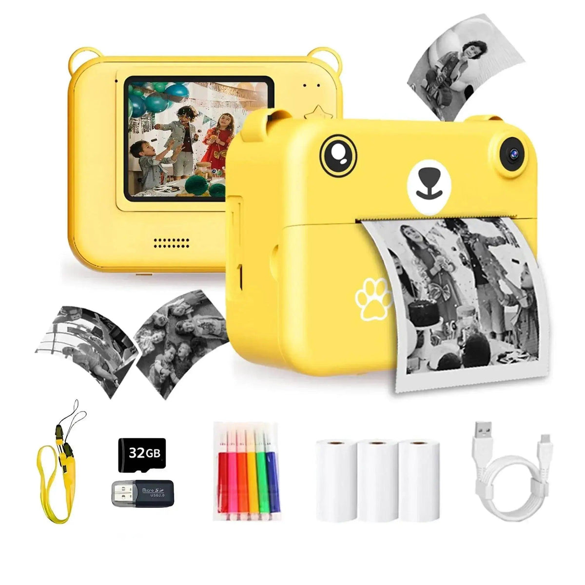  Premium Children's Instant Print Camera for Kids Gift -  ToylandEU™