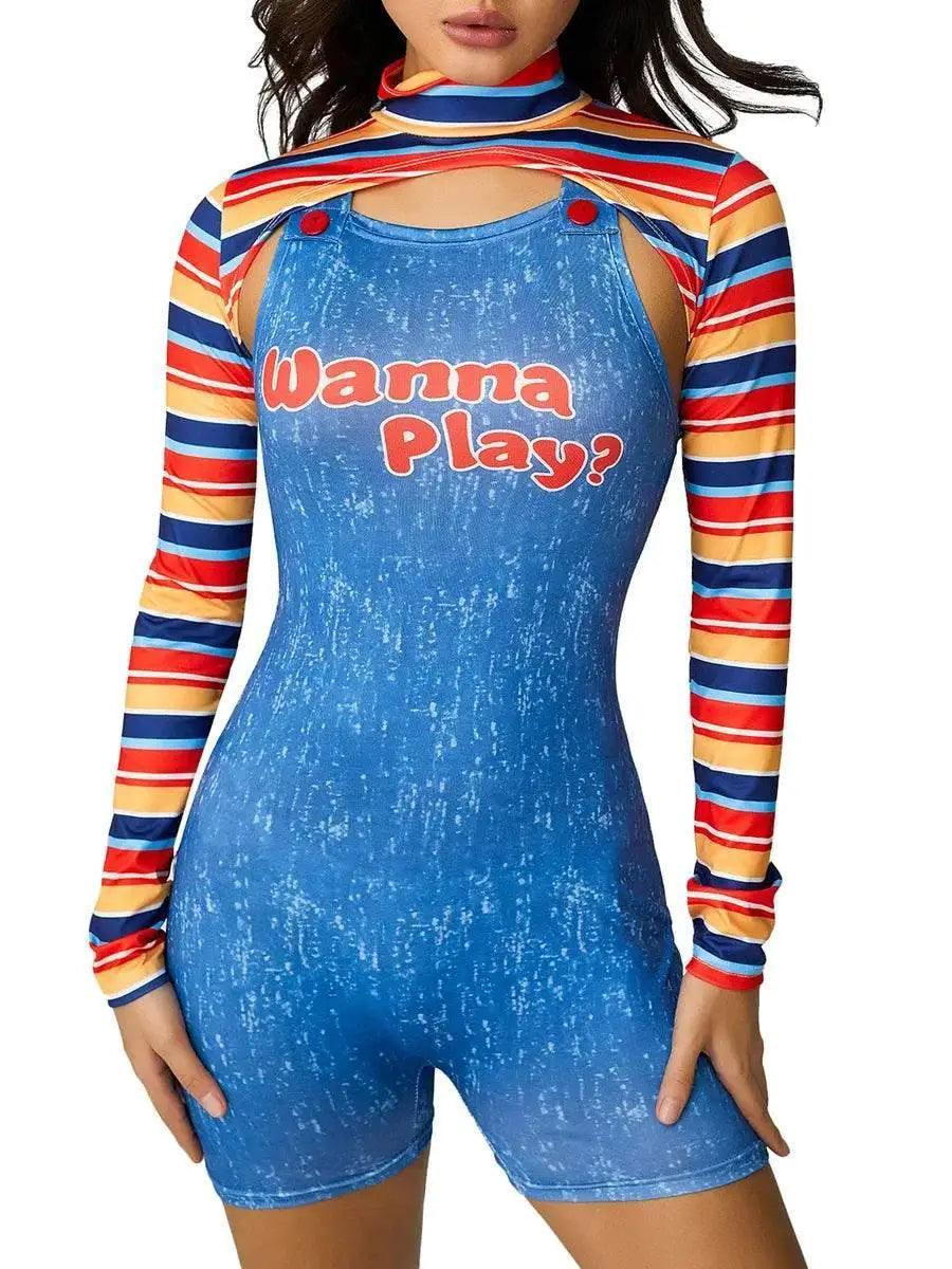  Premium Chucky Cosplay Two Piece Costume Toyland EU -  ToylandEU™