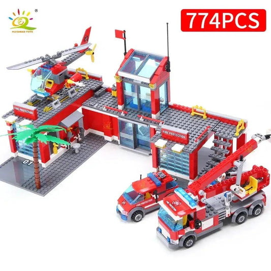  Premium City Fire Station 774-Piece Blocks Toyland EU -  ToylandEU™