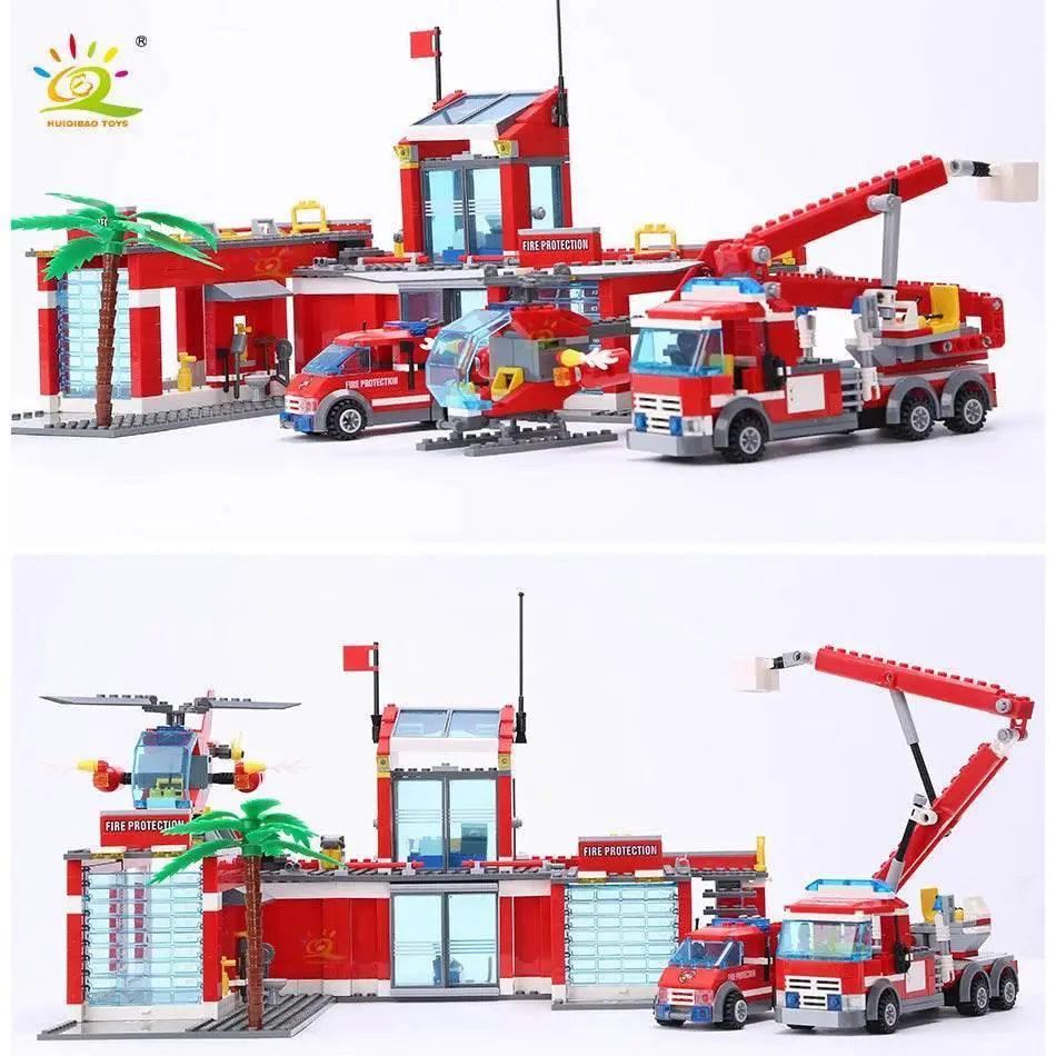  Premium City Fire Station 774-Piece Blocks Toyland EU -  ToylandEU™