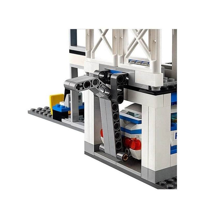Premium City Police Station Building Blocks Set With Helicopter Car SWAT Prison Figures For Kids - ToylandEU