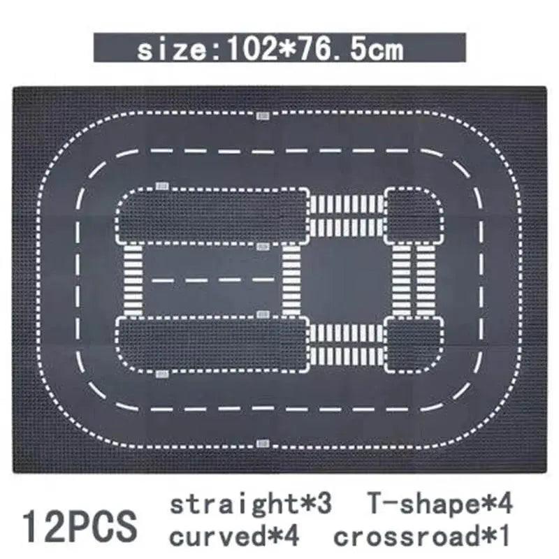  Premium City Road Baseplate 32x32 Crossroad Toyland EU -  ToylandEU™