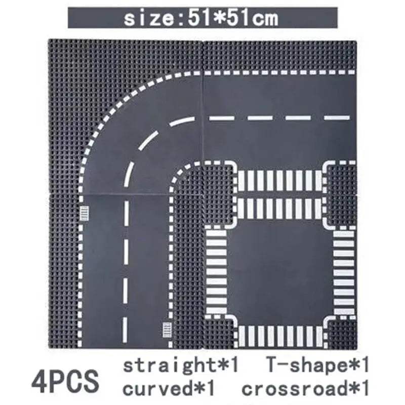  Premium City Road Baseplate 32x32 Crossroad Toyland EU -  ToylandEU™