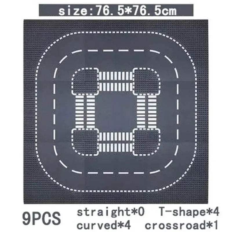  Premium City Road Baseplate 32x32 Crossroad Toyland EU -  ToylandEU™