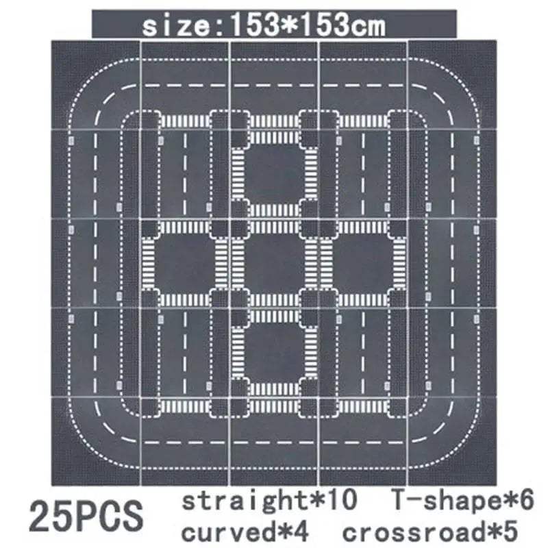  Premium City Road Baseplate 32x32 Crossroad Toyland EU -  ToylandEU™