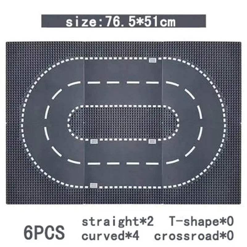  Premium City Road Baseplate 32x32 Crossroad Toyland EU -  ToylandEU™