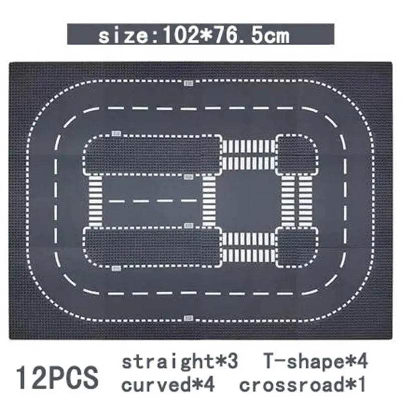  Premium City Road Baseplate 32x32 Crossroad Toyland EU -  ToylandEU™