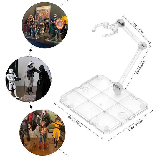  Premium Clear Action Figure Stand Set - 9 Holders Toyland EU -  ToylandEU™