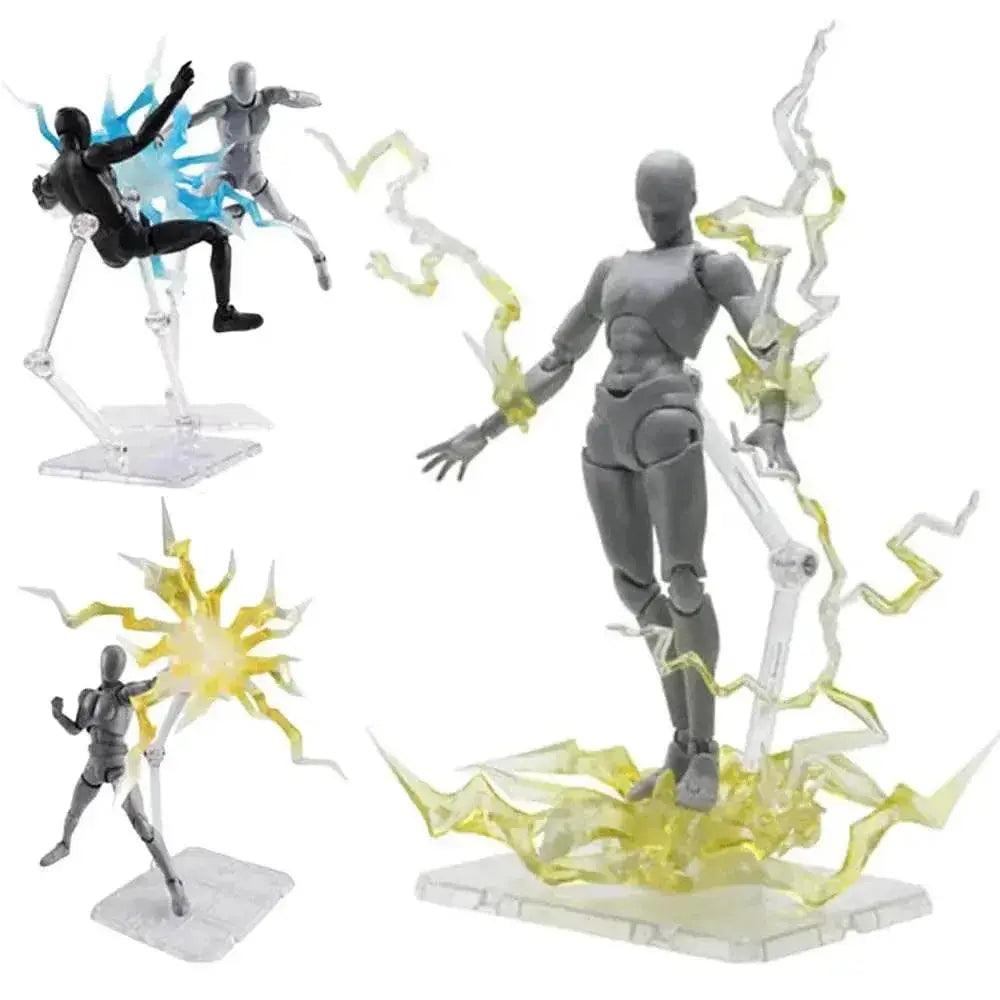  Premium Clear Action Figure Stand Set - 9 Holders Toyland EU -  ToylandEU™