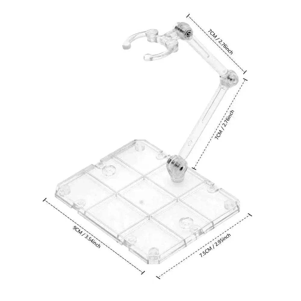 Premium Clear Action Figure Stand Set with Stable Support for Gundam Model Enthusiasts - ToylandEU