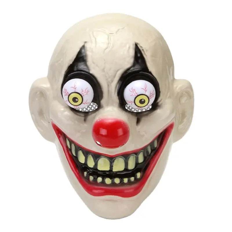 Premium Clown Mask Red Nose Grin for Adults Halloween Party - ToylandEU