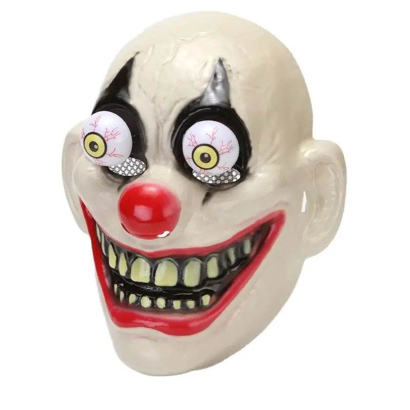 Premium Clown Mask Red Nose Grin for Adults Halloween Party - ToylandEU