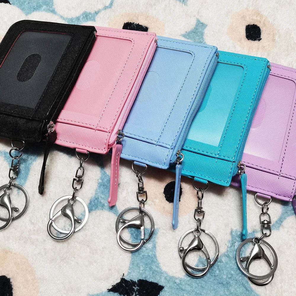 Premium Coin Purse Keychain Disney Mickey Minnie Cartoon Design PU Material For Students - ToylandEU