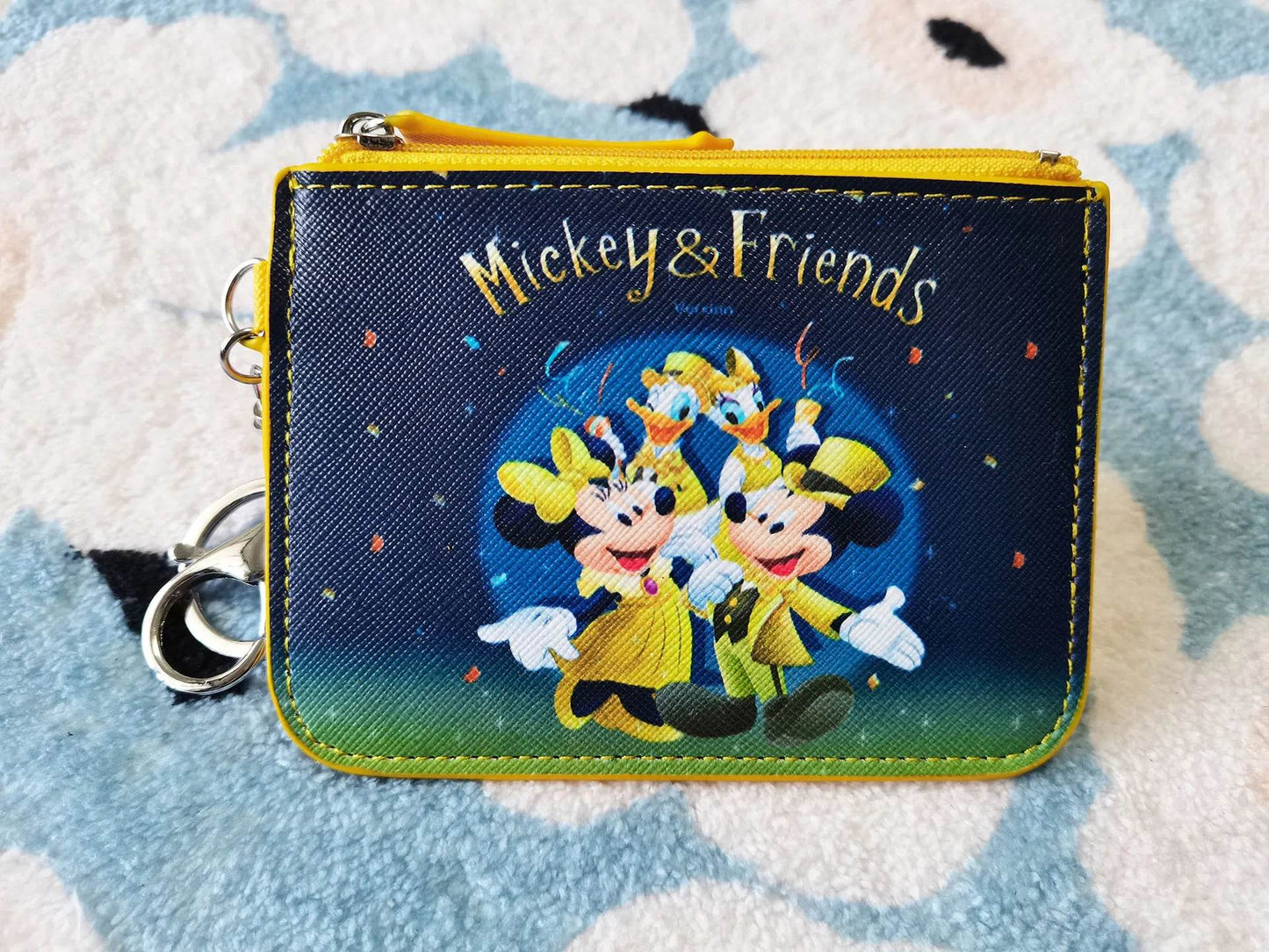 Premium Coin Purse Keychain Disney Mickey Minnie Cartoon Design PU Material For Students - ToylandEU