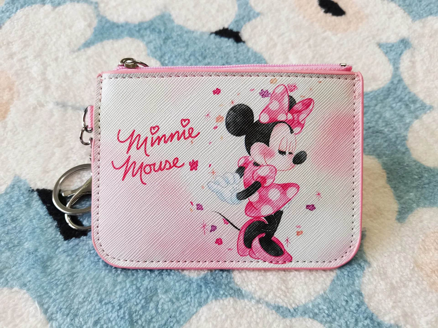 Premium Coin Purse Keychain Disney Mickey Minnie Cartoon Design PU Material For Students - ToylandEU