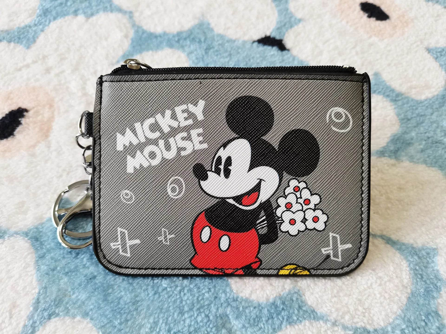 Premium Coin Purse Keychain Disney Mickey Minnie Cartoon Design PU Material For Students - ToylandEU