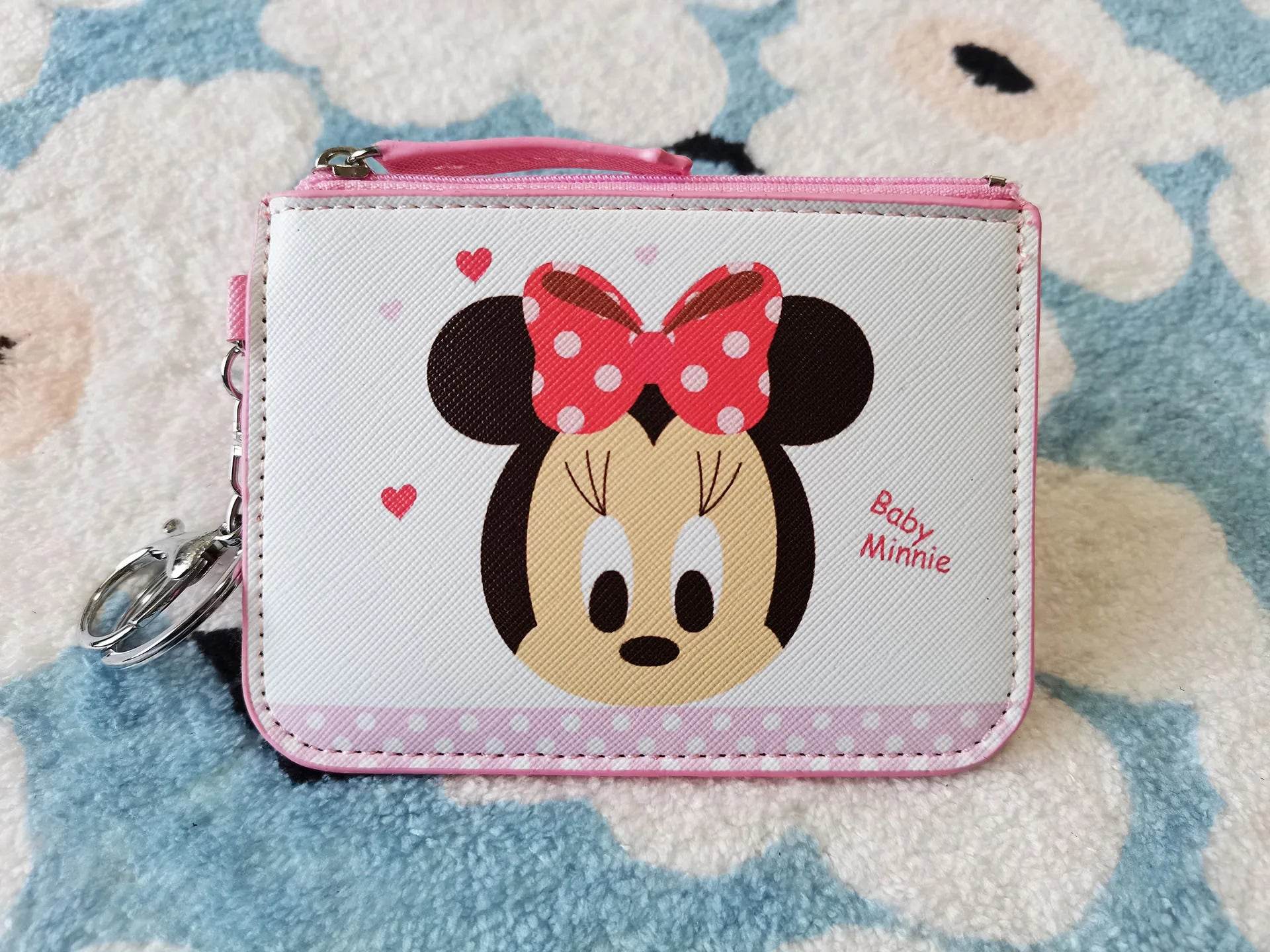 Premium Coin Purse Keychain Disney Mickey Minnie Cartoon Design PU Material For Students - ToylandEU