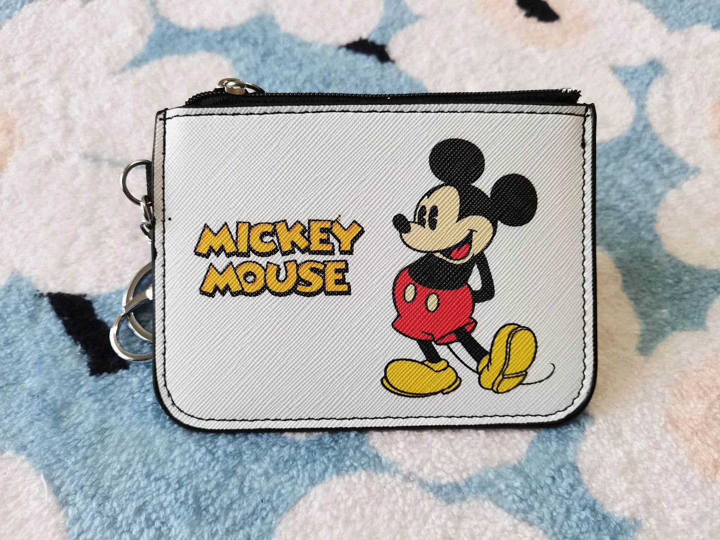 Premium Coin Purse Keychain Disney Mickey Minnie Cartoon Design PU Material For Students - ToylandEU