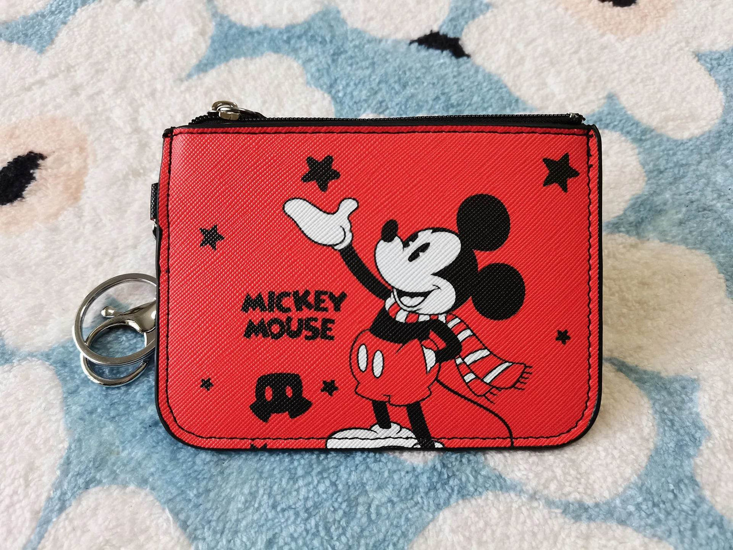 Premium Coin Purse Keychain Disney Mickey Minnie Cartoon Design PU Material For Students - ToylandEU
