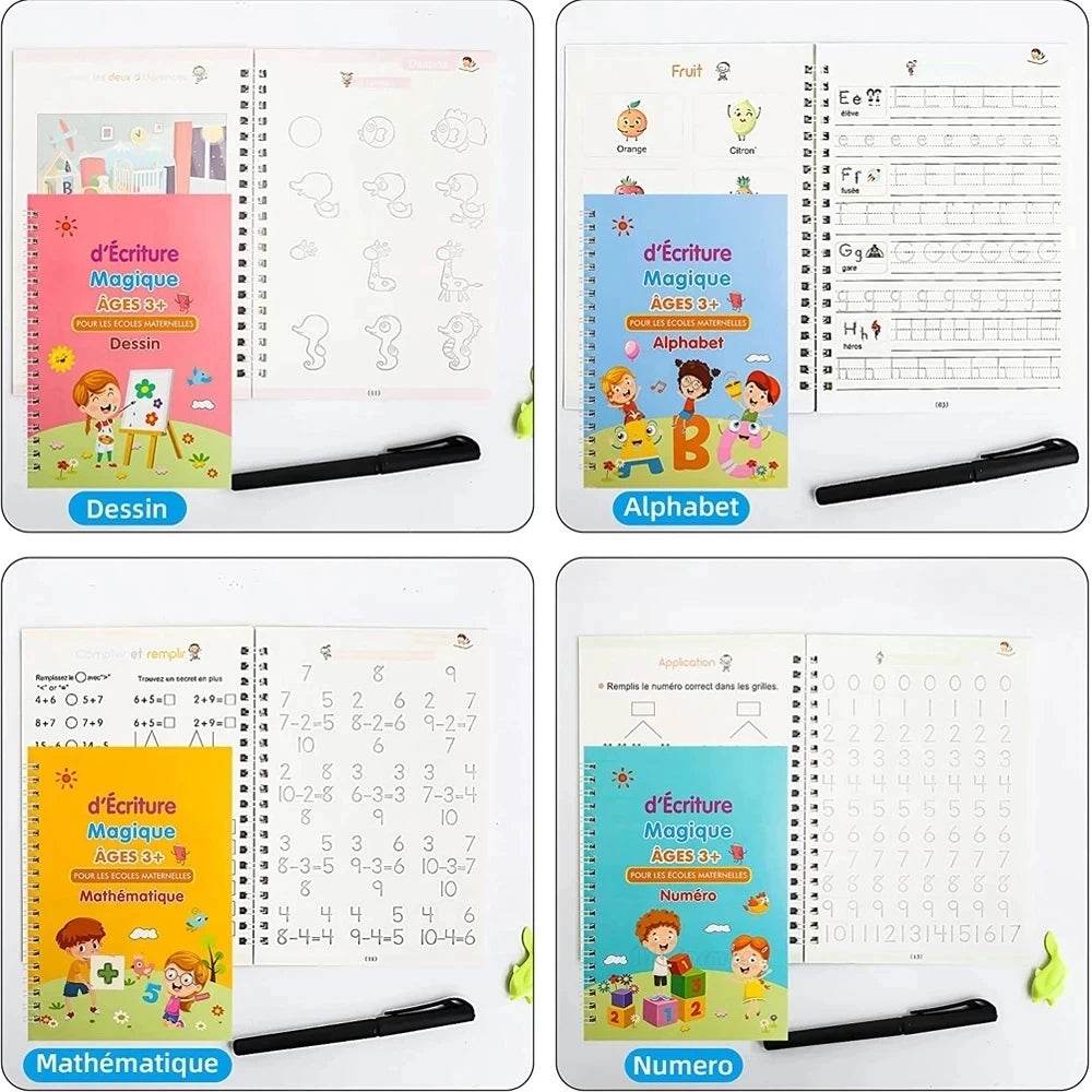Premium Copy Book French Calligraphy Practice For Kids - ToylandEU