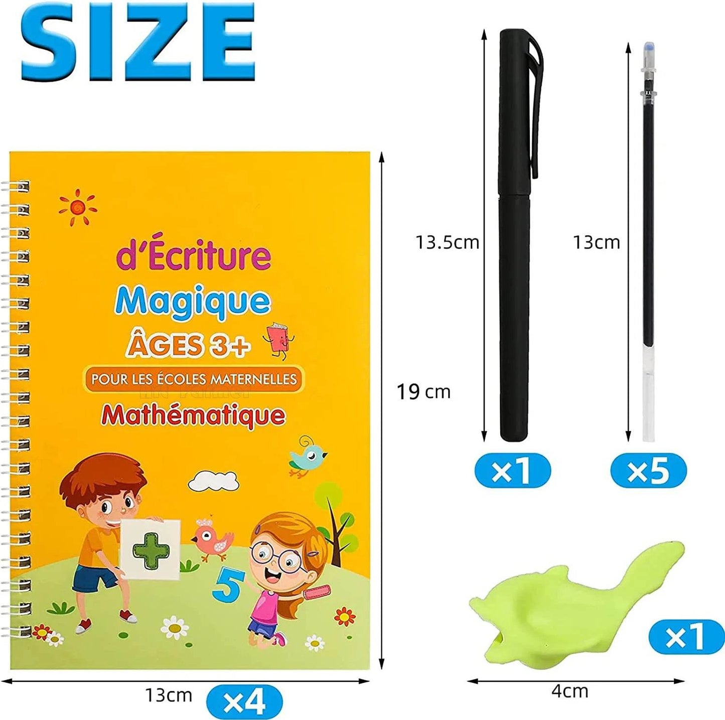 Premium Copy Book French Calligraphy Practice For Kids - ToylandEU