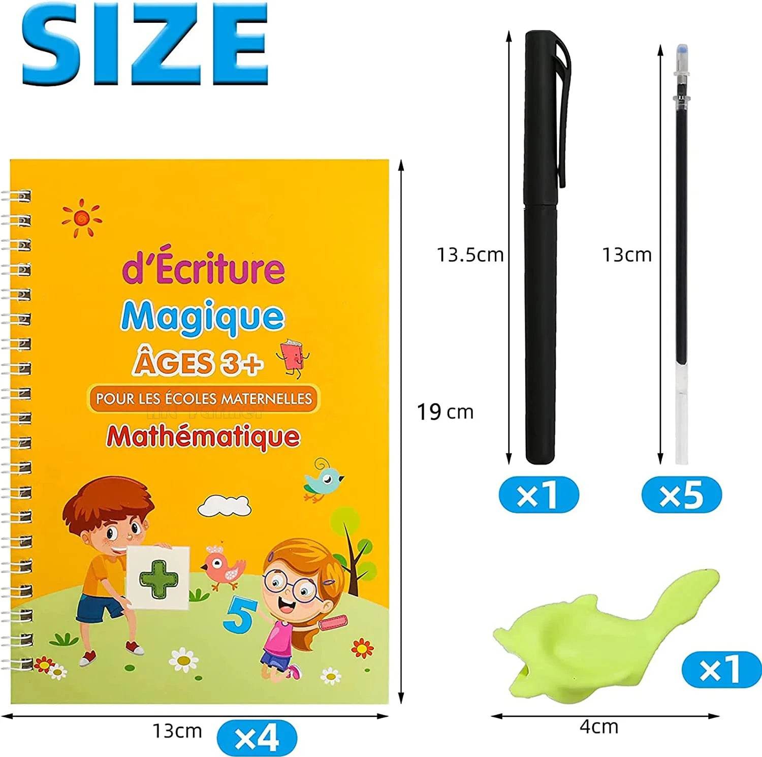 Premium Copy Book French Calligraphy Practice For Kids - ToylandEU