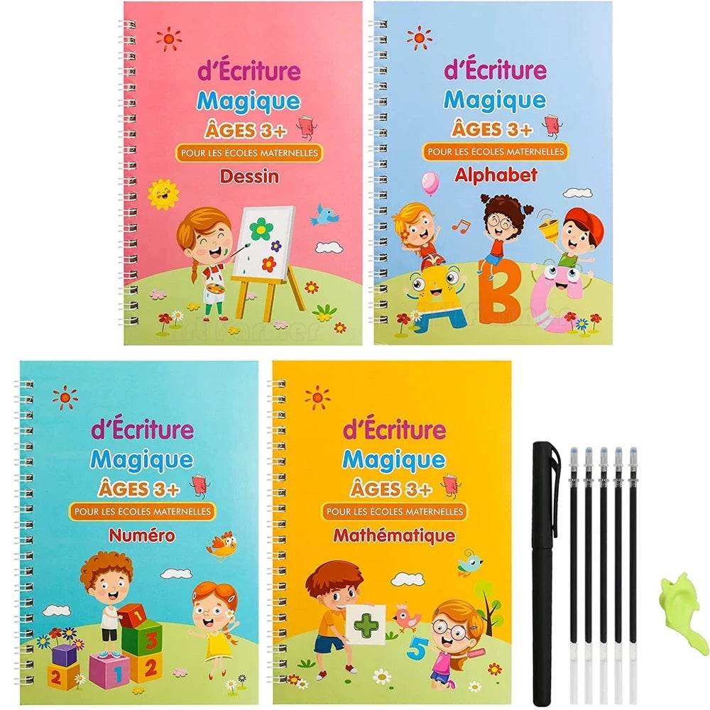 Premium Copy Book French Calligraphy Practice For Kids - ToylandEU
