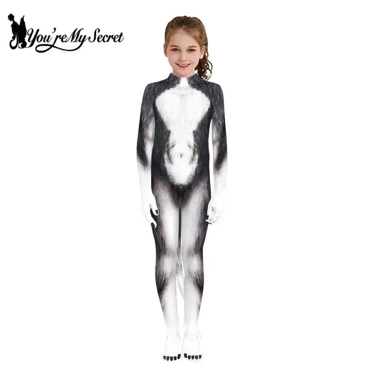  Adorable Leopard Print Tail Cosplay Bodysuit Toyland EU -  ToylandEU™