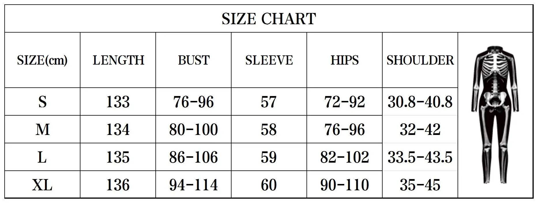 Premium Cosplay Bodysuit Skeleton Print For Women Halloween - ToylandEU