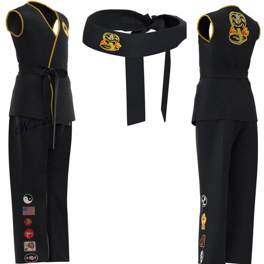 Premium Cosplay Cobra Kai Val Armorr Karate Uniform For Men - ToylandEU