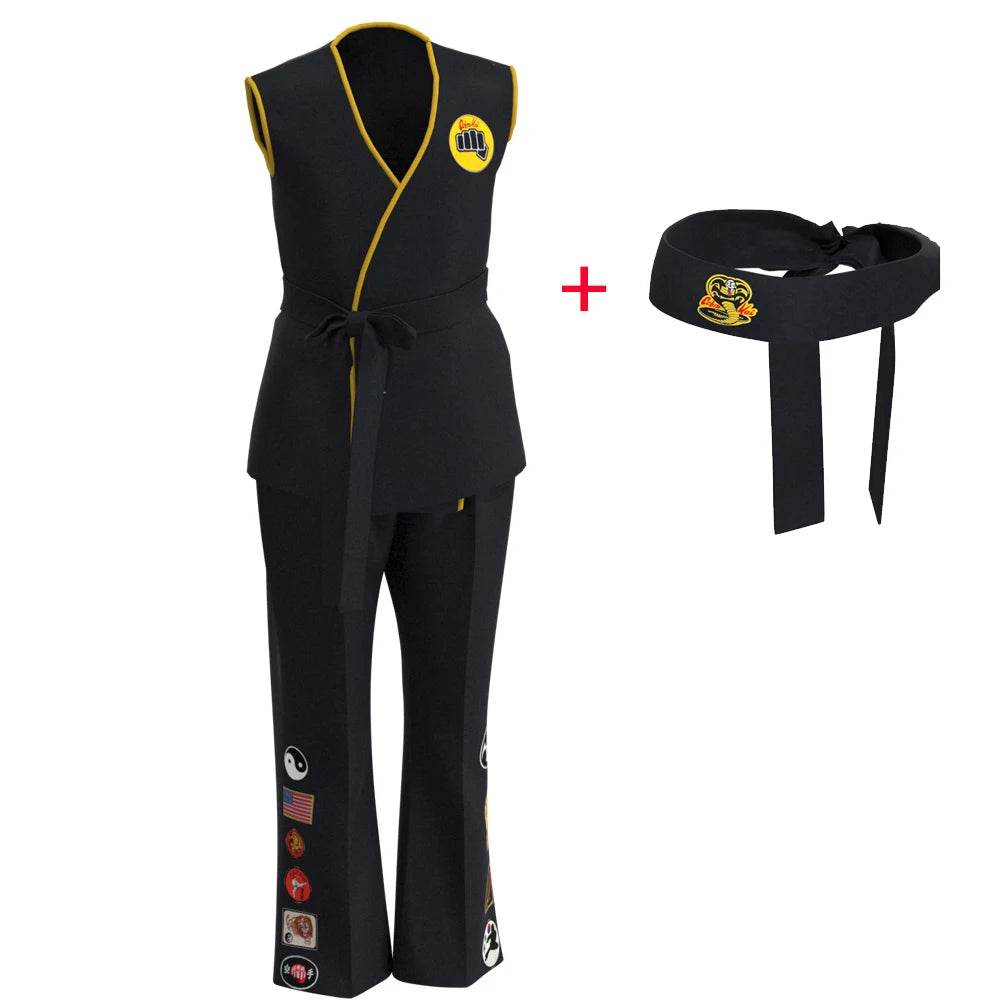 Premium Cosplay Cobra Kai Val Armorr Karate Uniform For Men - ToylandEU