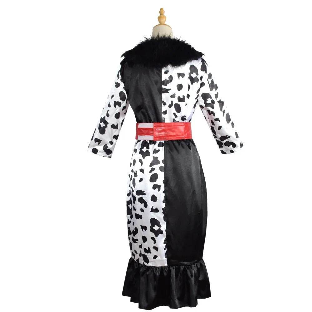 Premium Cosplay Costume Cruella Look Dalmatian For Women - ToylandEU
