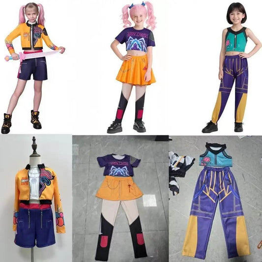 Premium Cosplay Costume Demon Hunters Theme For Children - ToylandEU