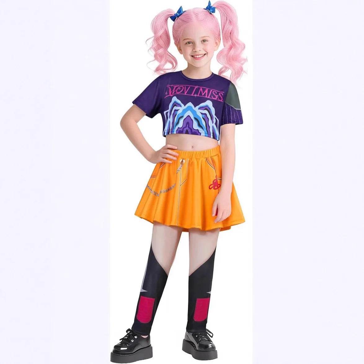 Premium Cosplay Costume Demon Hunters Theme For Children - ToylandEU