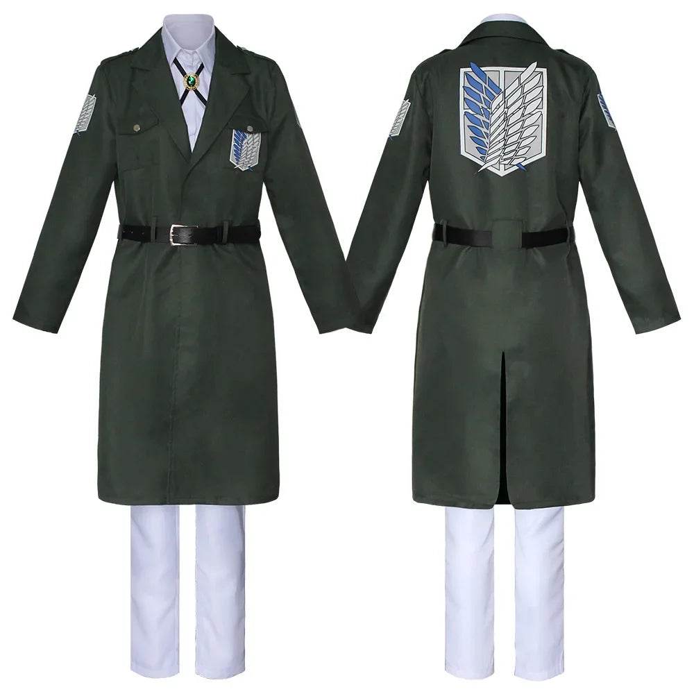 Premium Cosplay Costume Eren Levi Scouting Jacket Unisex - ToylandEU