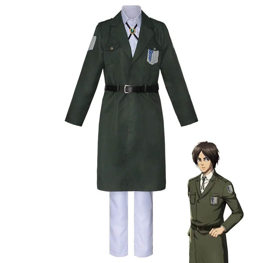 Premium Cosplay Costume Eren Levi Scouting Jacket Unisex - ToylandEU