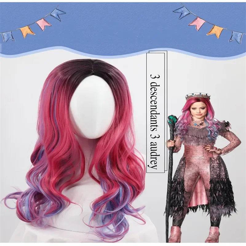 Premium Cosplay Costume Evie Mal Descendants 3 Wig Girls - ToylandEU