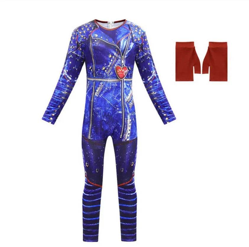 Premium Cosplay Costume Evie Mal Descendants 3 Wig Girls - ToylandEU