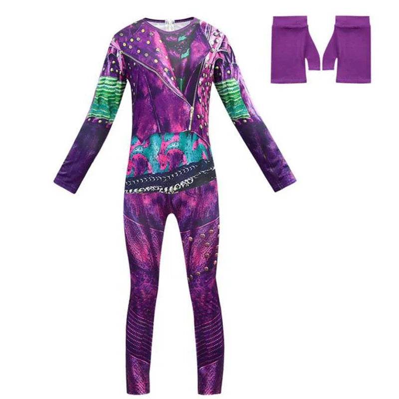 Premium Cosplay Costume Evie Mal Descendants 3 Wig Girls - ToylandEU