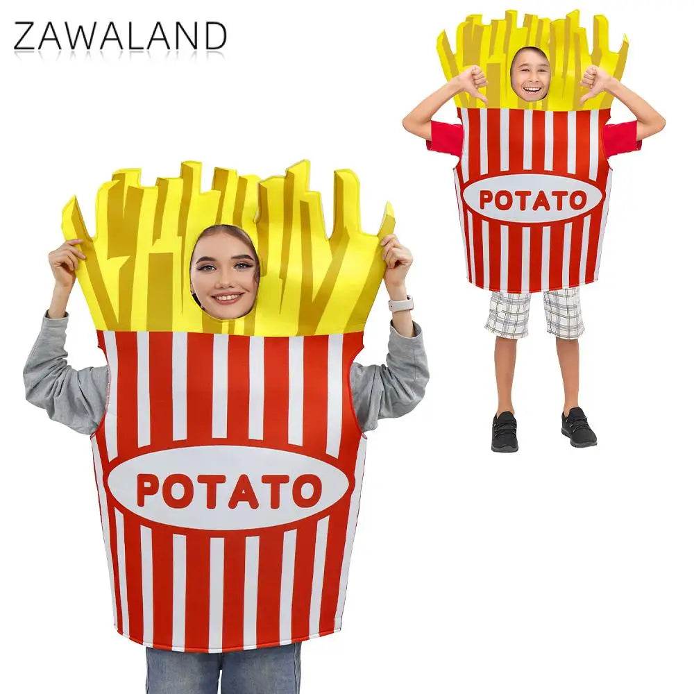 Premium Cosplay Costume French Fries 3D Printed Family - ToylandEU