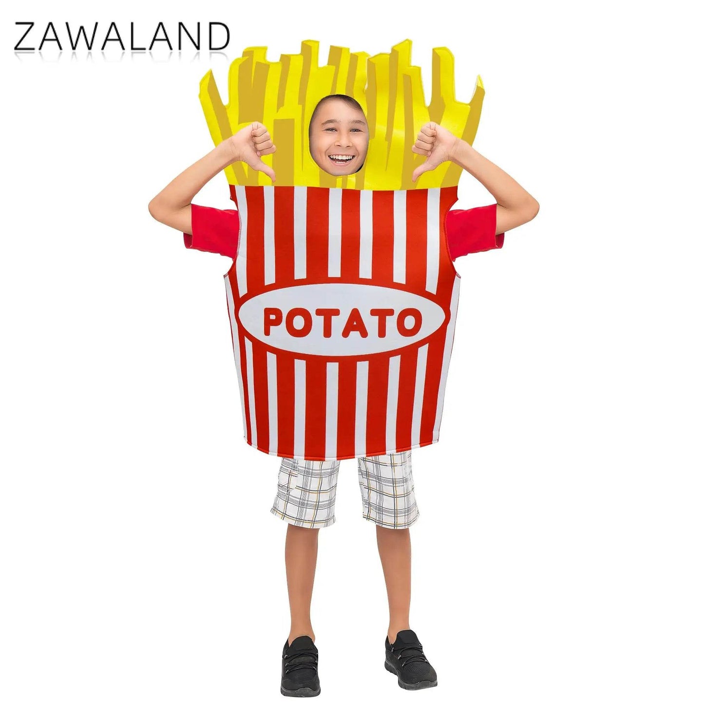 Premium Cosplay Costume French Fries 3D Printed Family - ToylandEU